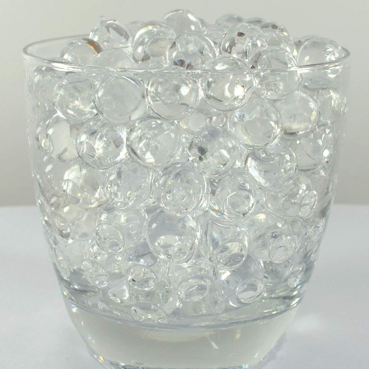 MTRXX Magic Round Shape Crystal Jelly Balls Jelly Ball USE Home&Plant Decoration, White Color Jelly Balls 50GM
