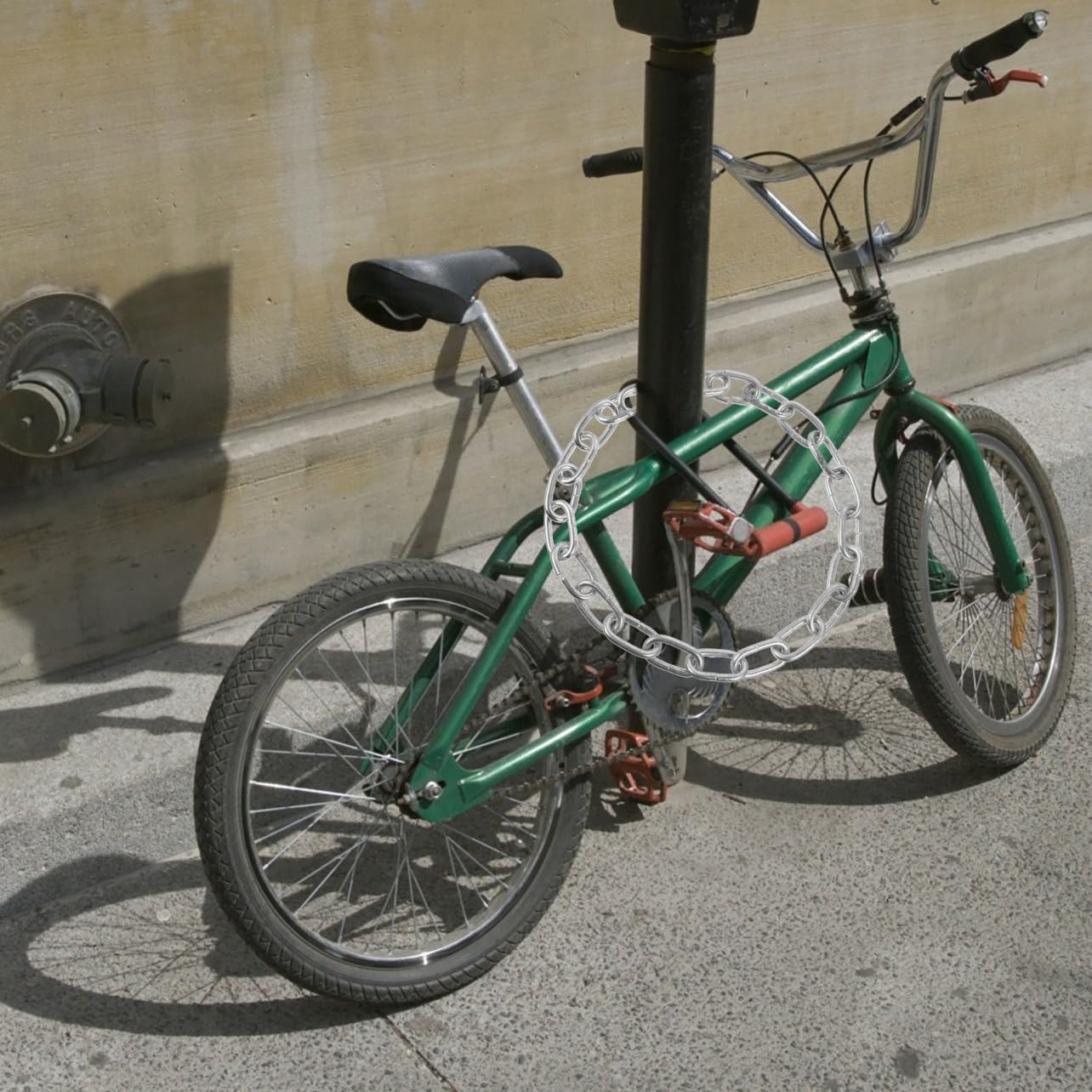Toyvian Cerradura De Cadena Antirrobo Para Bicicleta Robusta y Portátil Para Seguridad Viajes y Almacenamiento Casa