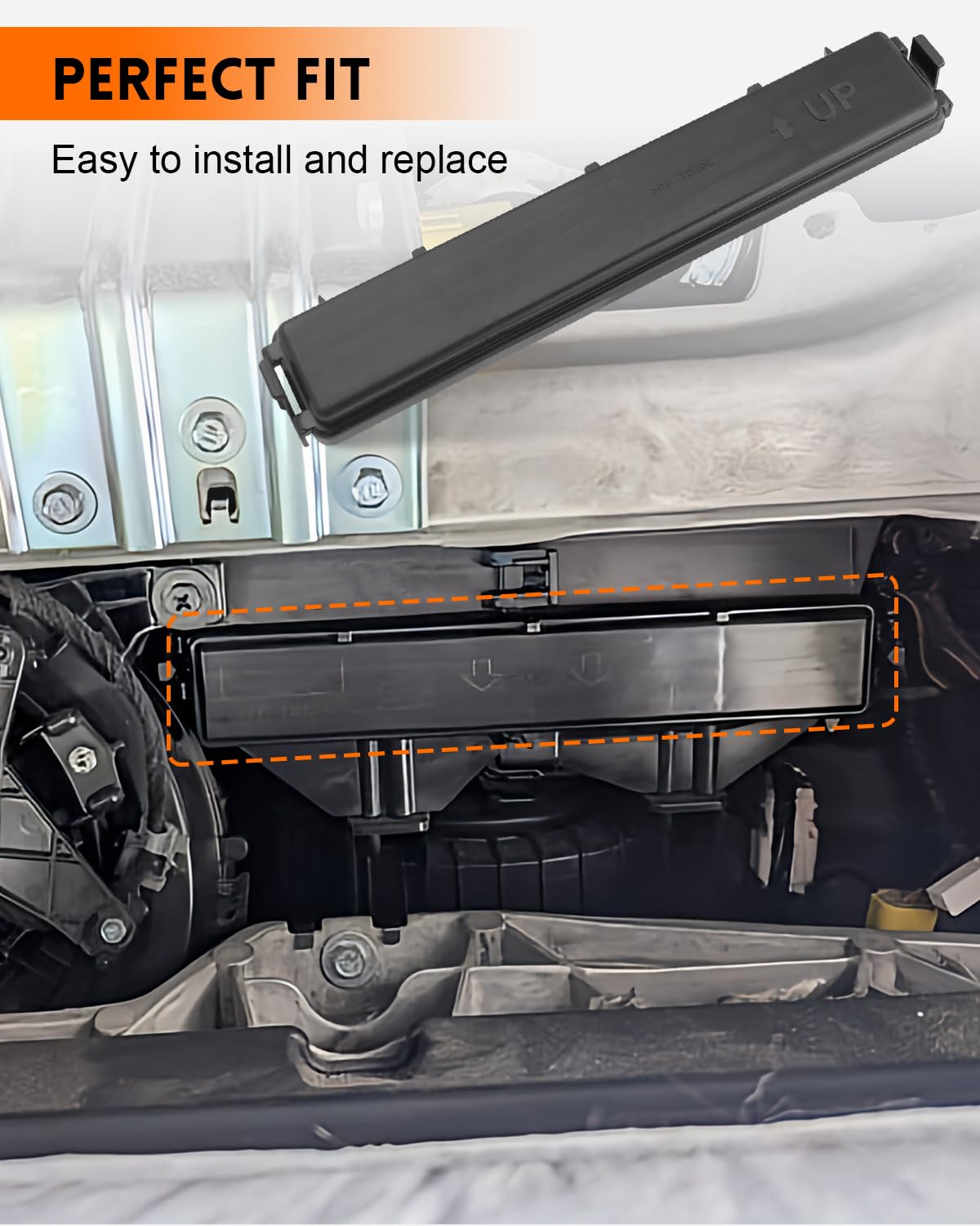 Cabin Air Filter Cover For Honda CR-V, CR-Z, Fit, HR-V, Insight & Acura RDX - Replacement Lid 80292-TF0-003 - View #2
