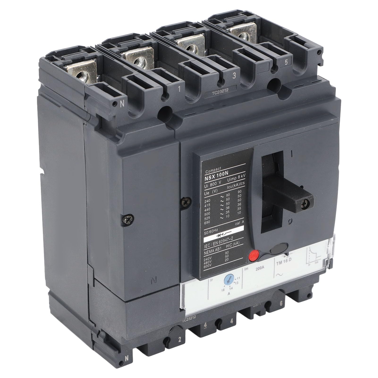 Kadimendium Wyłącznik Automatyczny 4P Kompaktowy i Wysokowydajny Wyłącznik Różnicowoprądowy 100 A do zastosowań Elektrycznych 220 V 380 V