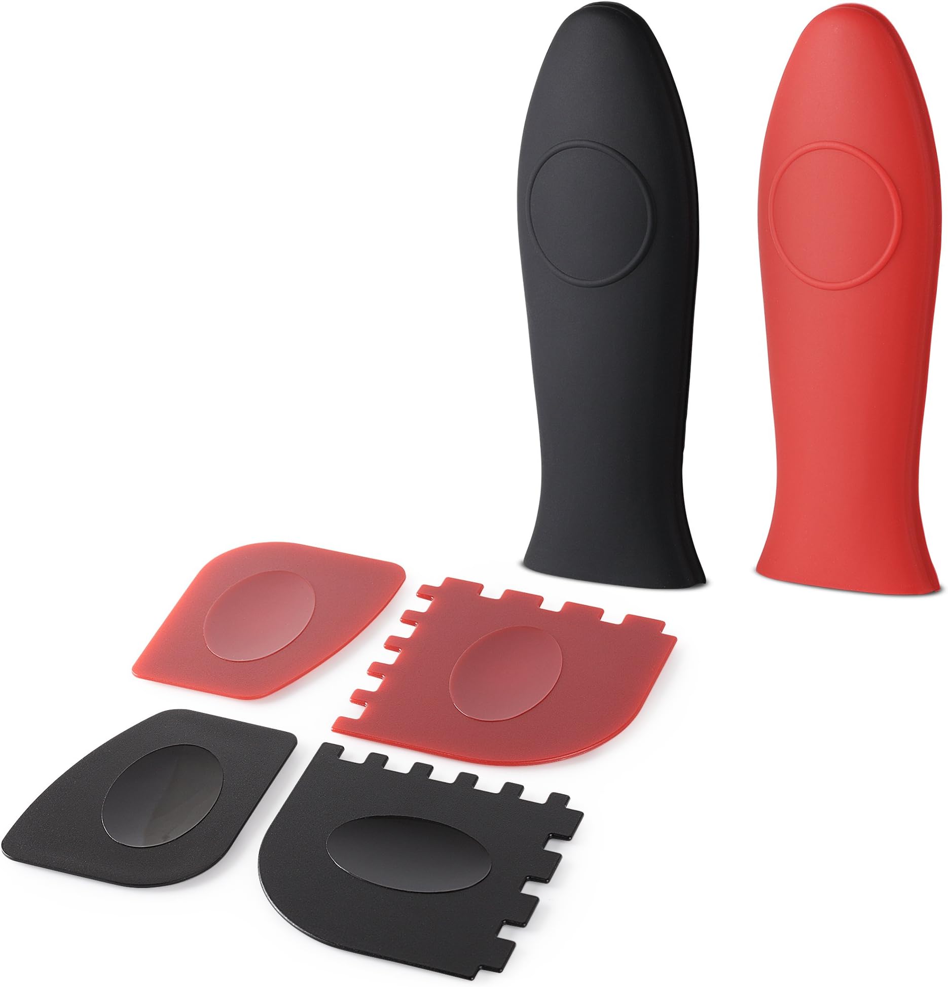 Mirandu Pack of 6 Polycarbonate Cast Iron Cleaners & Handle Covers