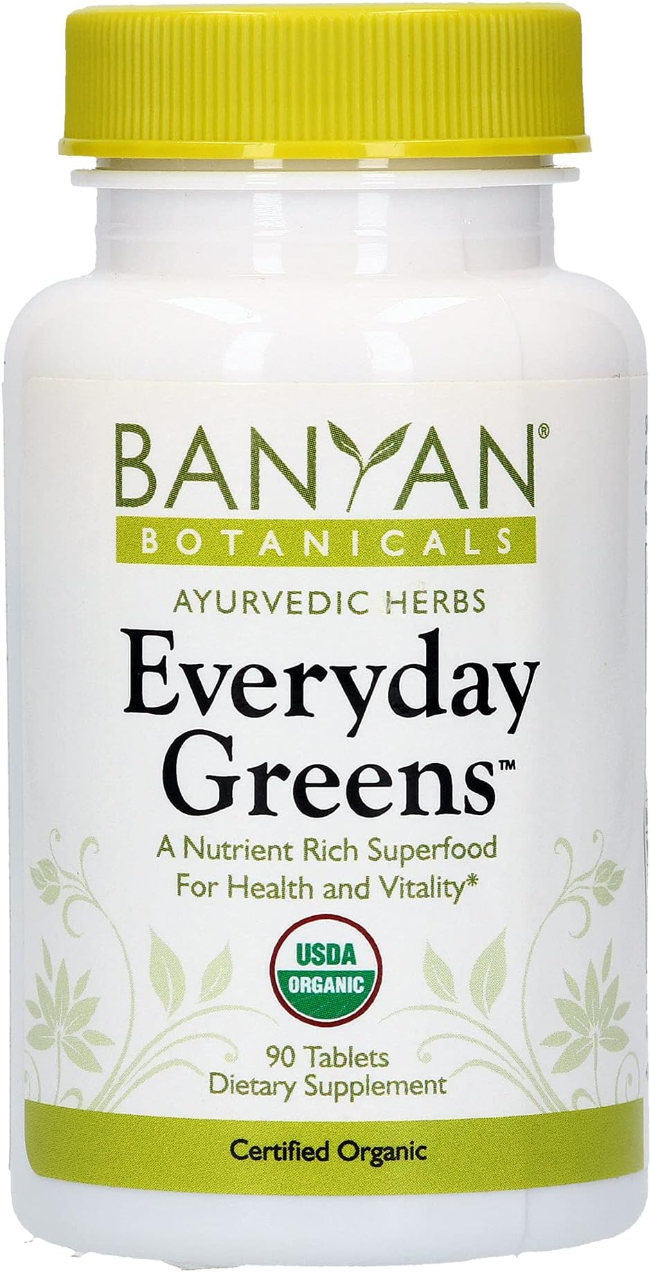 Banyan BotanicalsEveryday Greens – Organic Superfood Tablets – Natural Source of Vitamins, Minerals & Antioxidants – Supports Optimal Energy & Health* – 90 Tablets – Non-GMO Sustainably Sourced Vegan