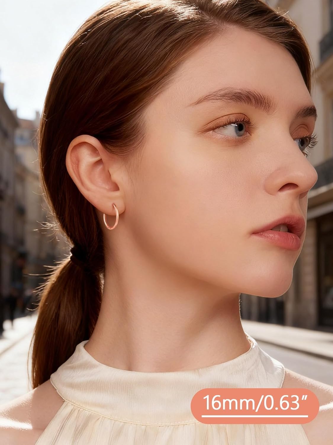 FaithHeart Sterling Silver Huggie Hoop Earrings for Women, Real S925 Hypoallergenic Lightweight Silver/Black/Gold/Rose Gold Huggie Hoops Everyday Sleeper Earring 8/10/12/14/16/18/20mm - Image 9