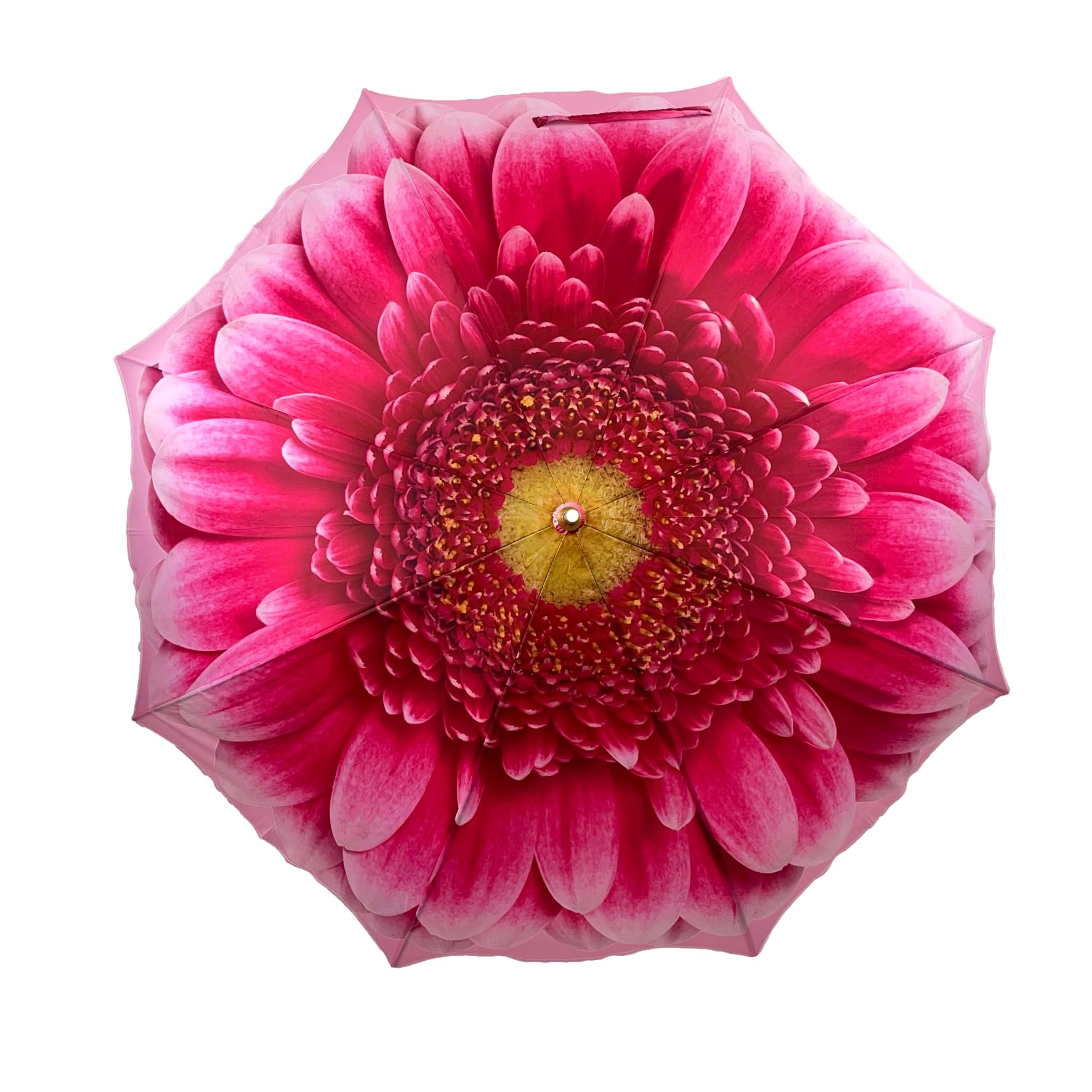Soake Pink Stormking Folding Floral Umbrella Gerbera Daisy