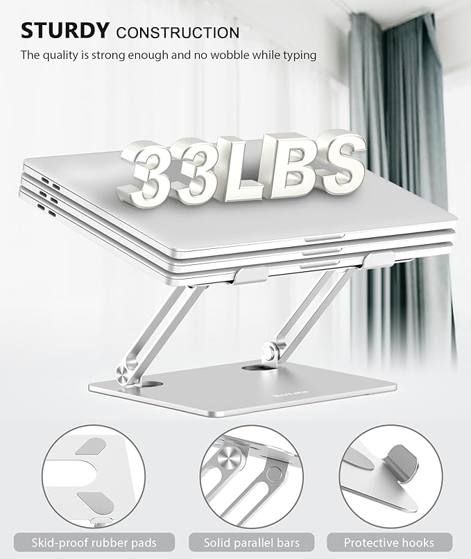 Soporte para Laptop BoYata Ajustable, Compatible con Portátiles hasta 17 Pulgadas miniatura 6