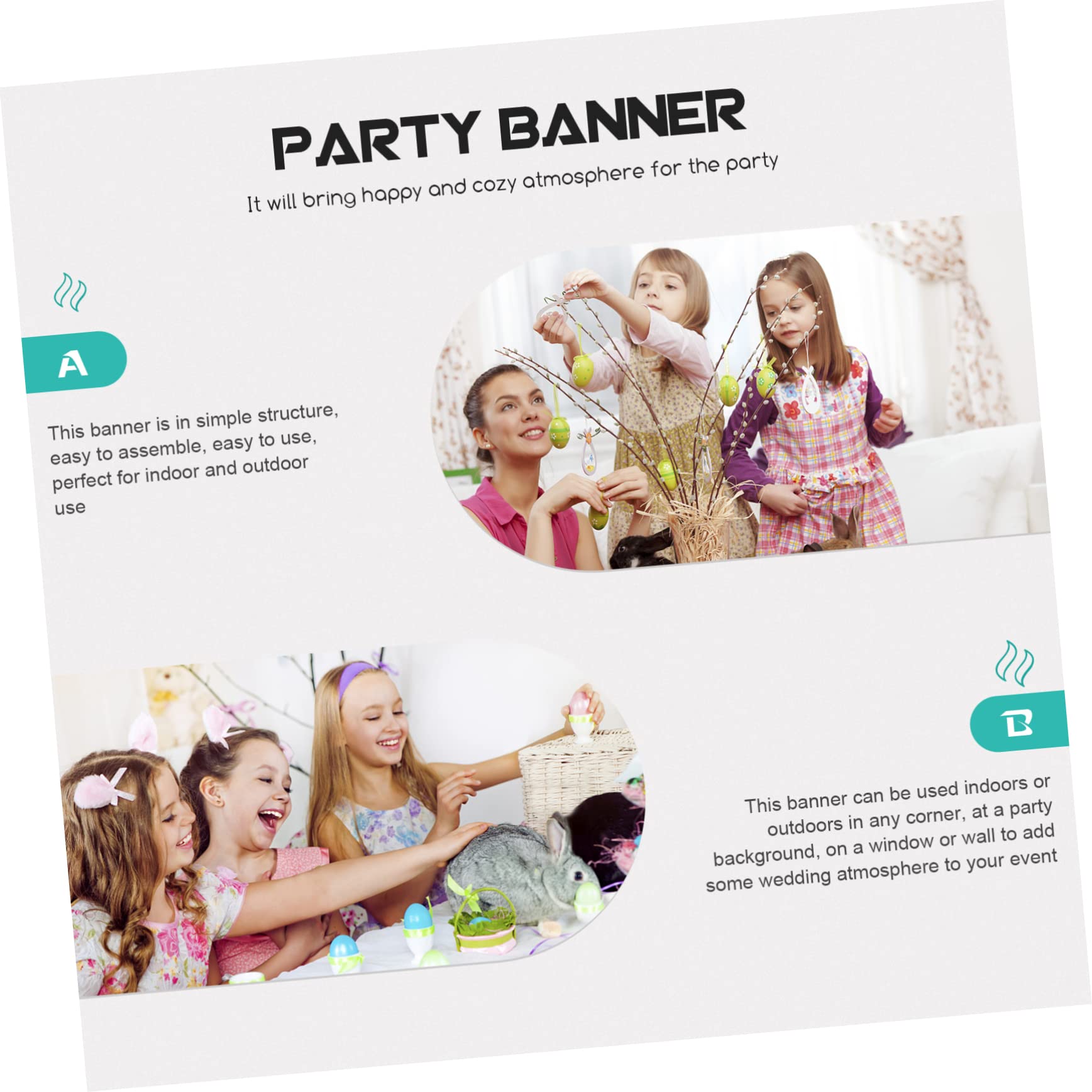 UKCOCO 18stücke Hochzeitsbanner Dekorative Wimpelkette Für Feierlichkeiten Bunte Papierdekoration Für Hochzeiten Partys Und Veranstaltungen Für Innen Und Außeneinsätze
