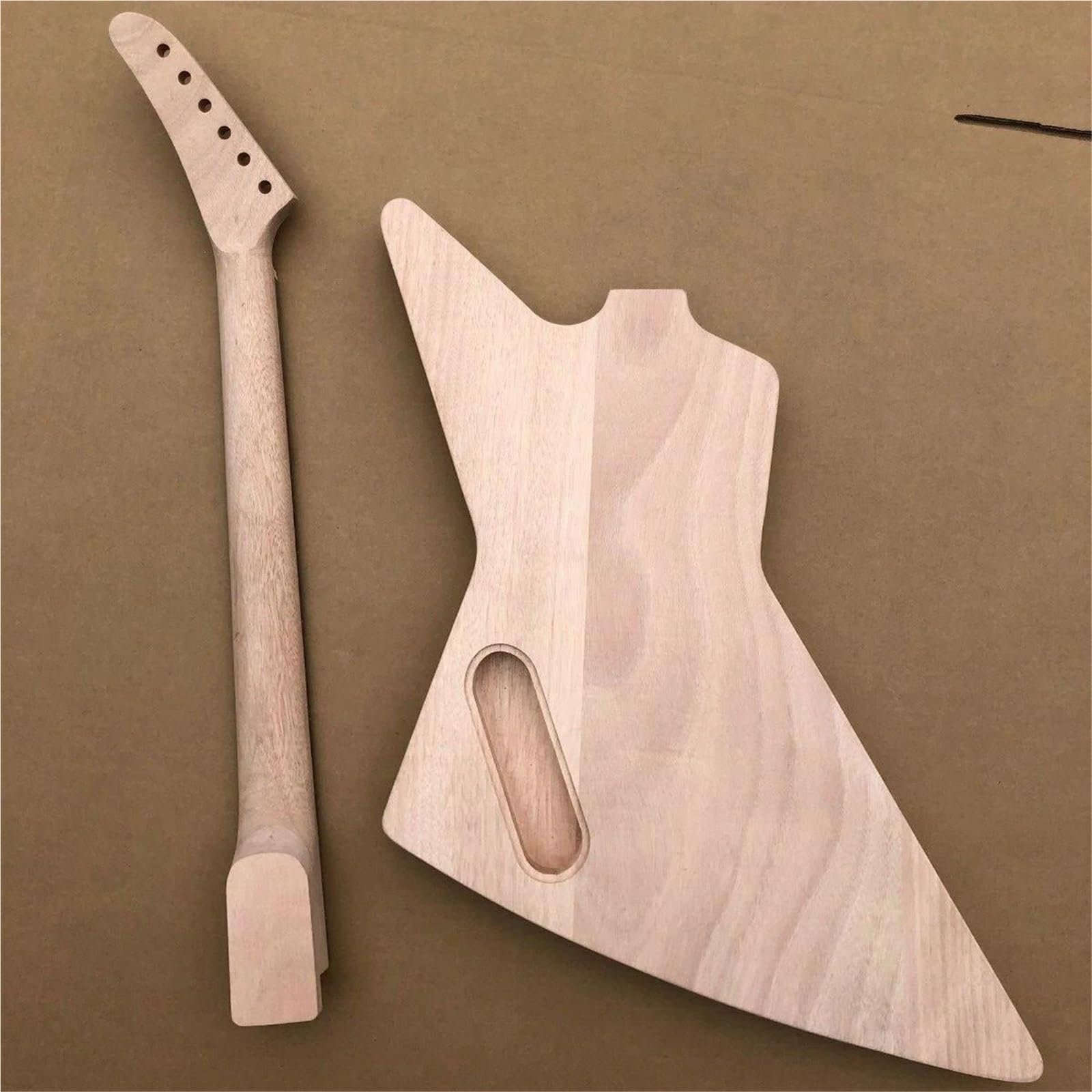Korpus Gitary Zestaw Gitarowy Banana Head Dot Inlay 22 Progi Gryf Korpus Zestaw W Pięcie(Set1)