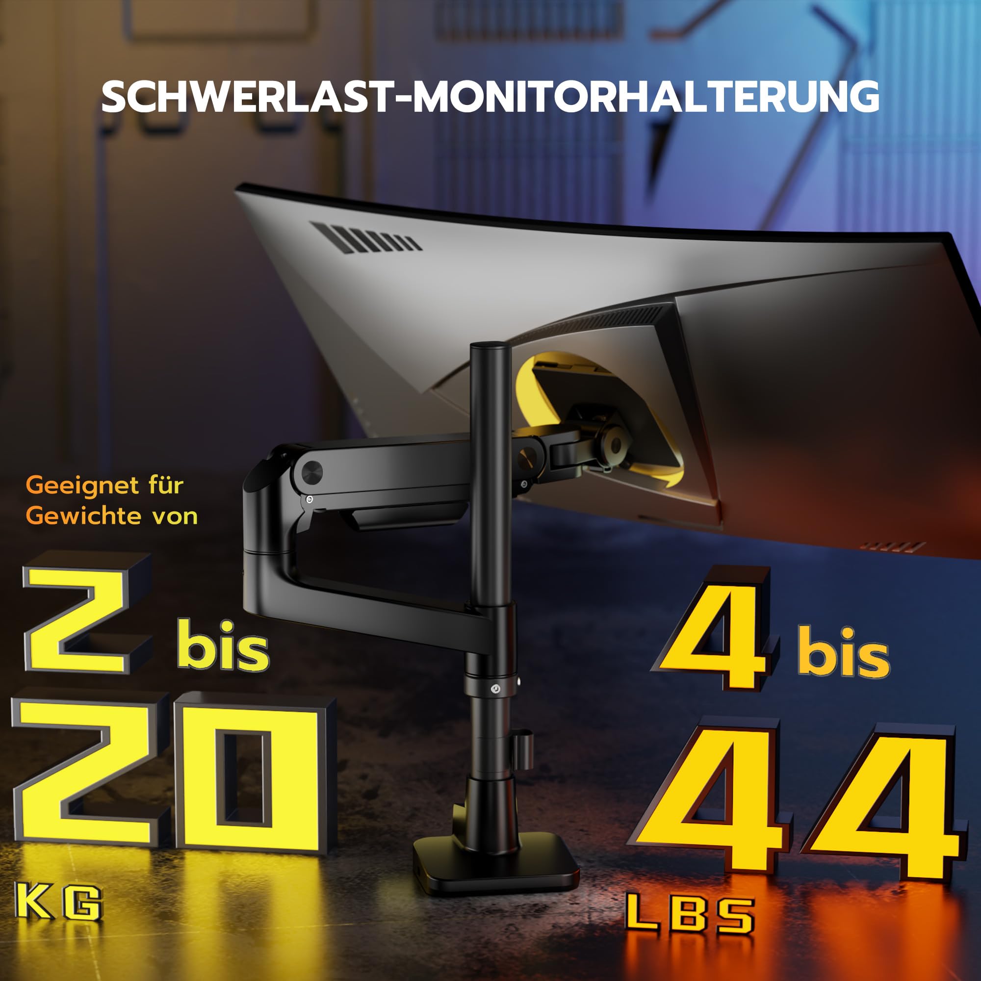 PUTORSEN Monitor Halterung 1 Monitore Für 17 Bis 3 Produktbild-Vorschau 4