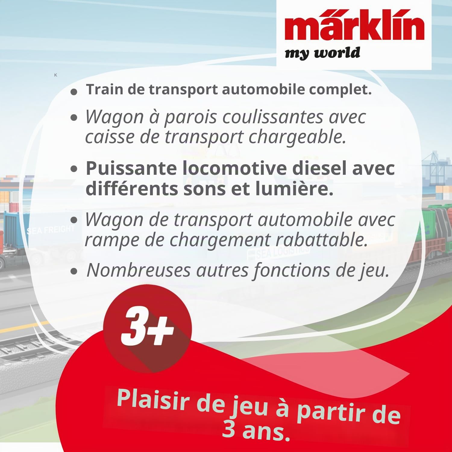 Märklin My World – Kit de démarrage pour Transport de Voiture