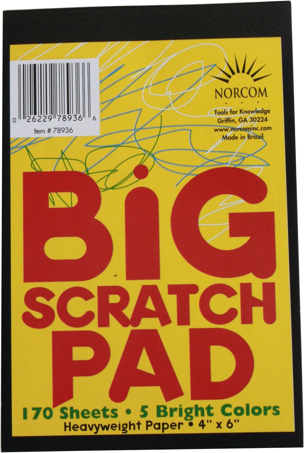 Norcom 78936-24 4" X 6" Big Scratch Pad