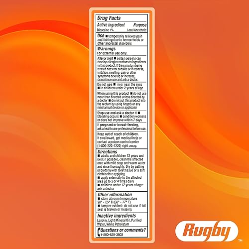 Miniatura 6 de Ungüento de dibucaína 1% pomada de hemorroides - 1 onza (paquete de 2)