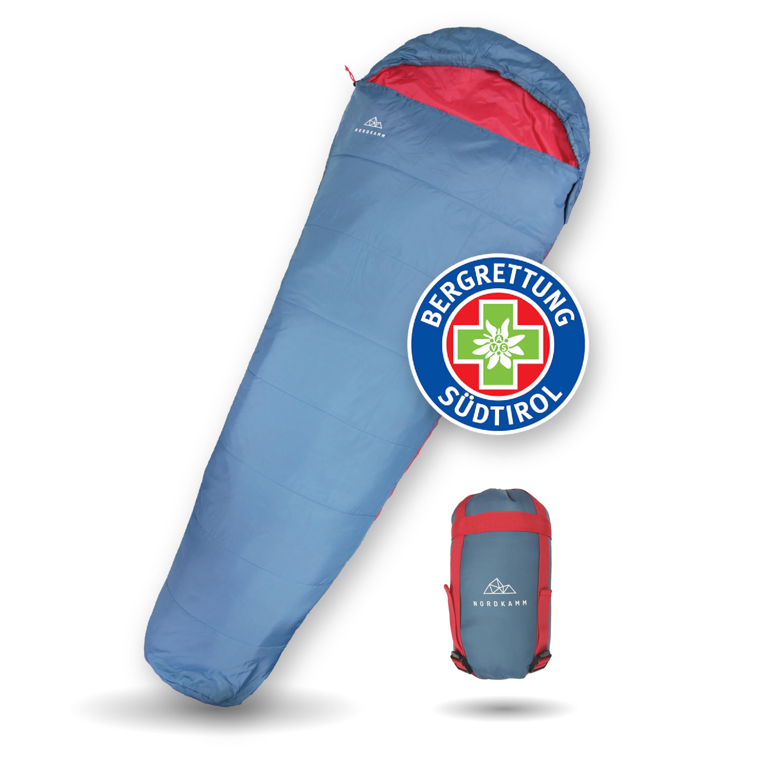 BUERTS Winter Daunenschlafsack -18°C | 680FP Outdoor Schlafsack Mit Kompressionssack