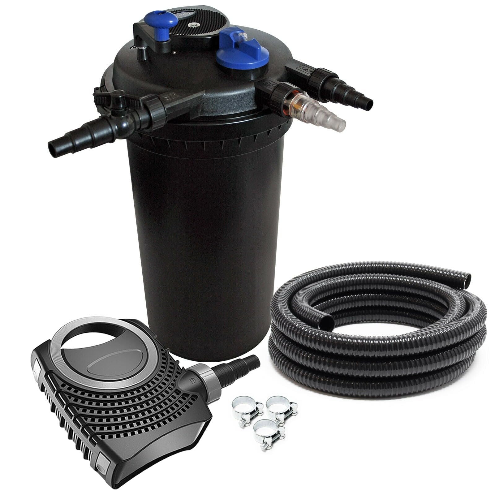 Kit set bacino 30000 litri 18 watt UVC pompa 3600 l/h tubo 5 m kit filtro 16_0001922