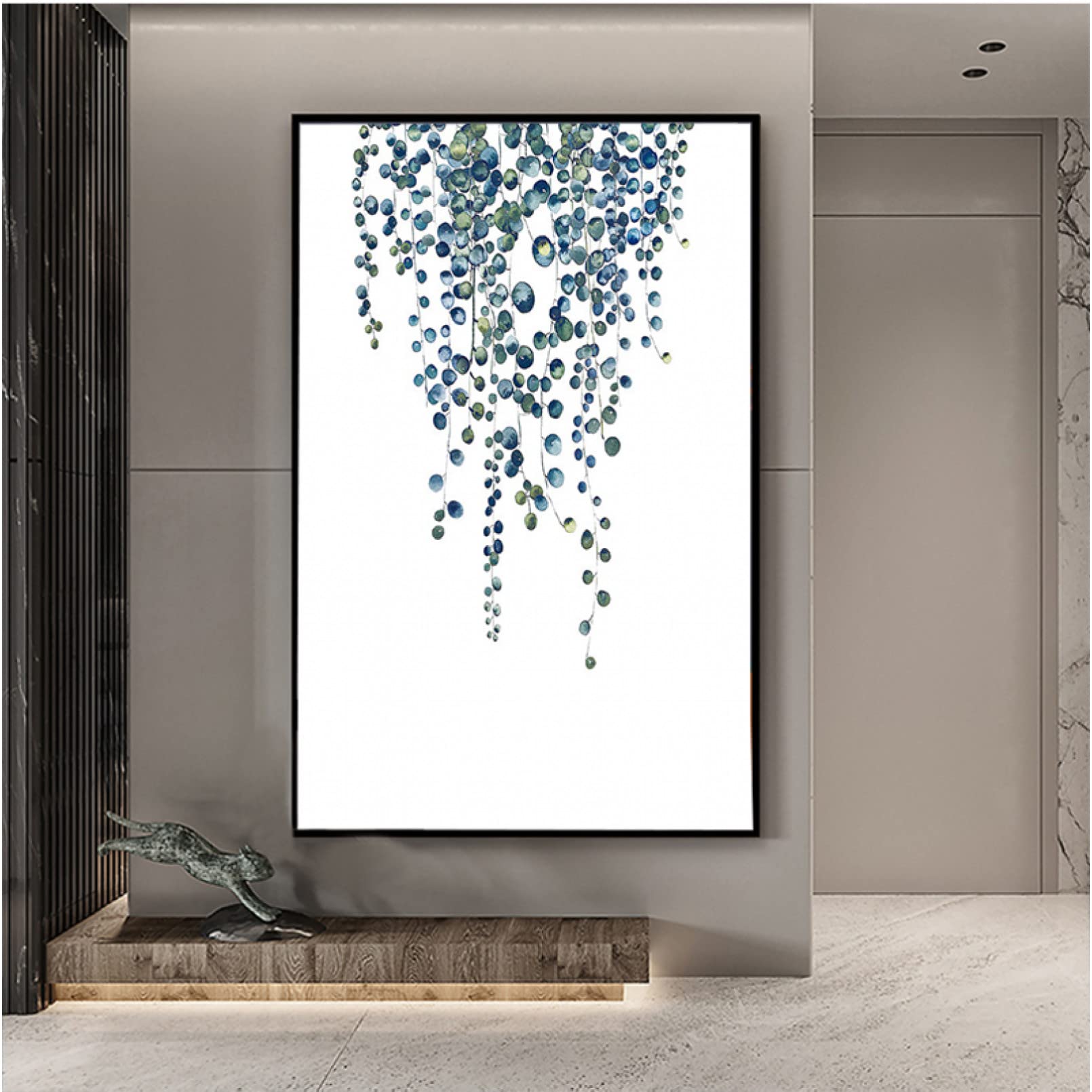 Cuadros decorativos de hojas en lienzo que transforman las paredes de tu dormitorio en un oasis