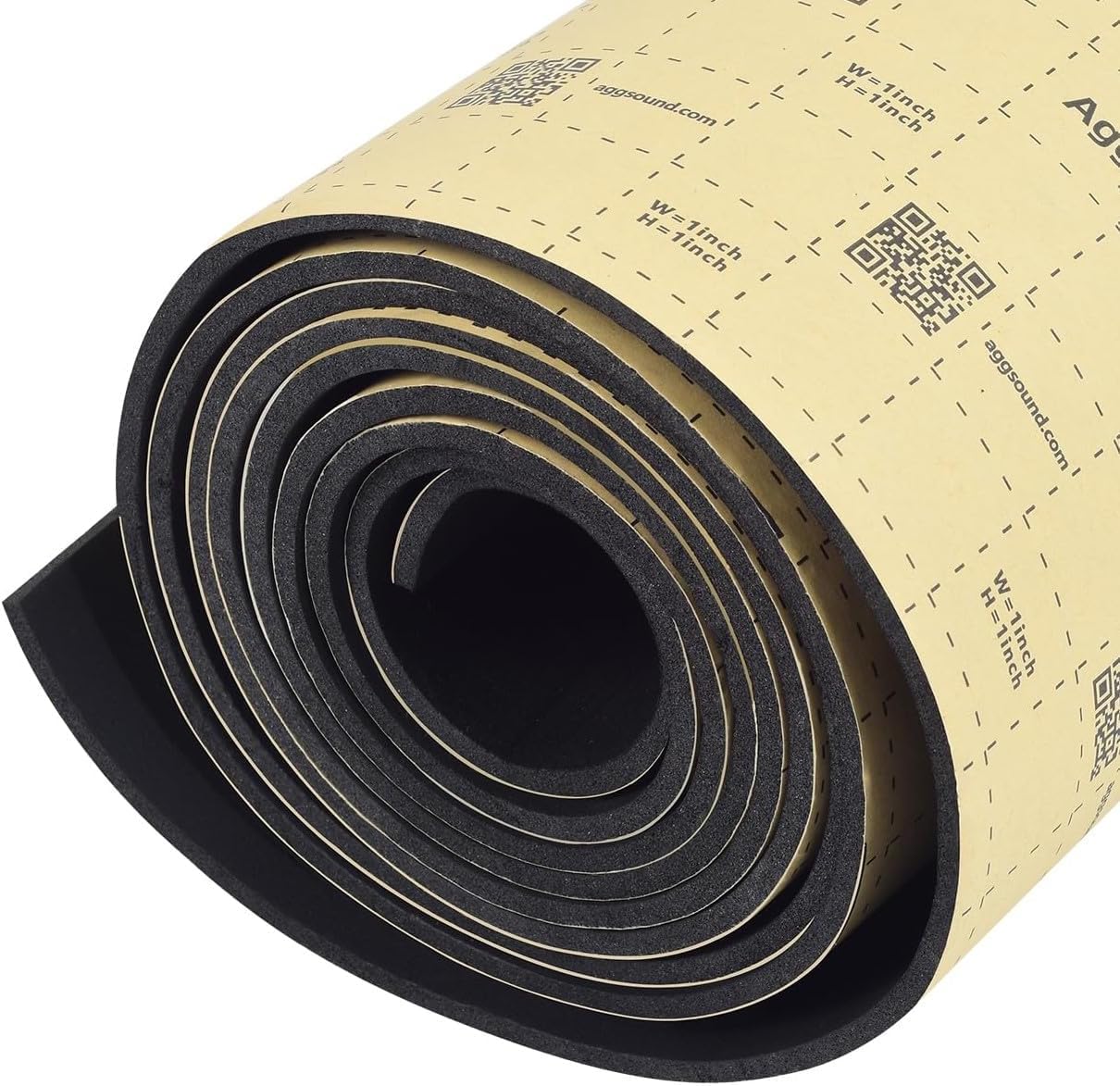 197mil 36sqft Roll Pack Universal Sound Deadener for Cars Auto Sound Deadening Closed Cell Foam Noise Deadening Material-Heat Hood Shield Insulation Dampening Mat