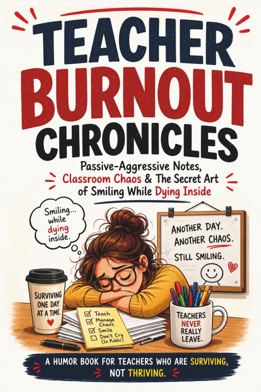 Teacher Burnout Chronicles: Passive-Aggressive Notes, Classroom Chaos & The Secret Art of Smiling While Dying Inside (The Workplace Survival Humor Collection)