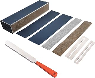Guitar Fret Crowning Narrow + Guitar Leveler Fret Files with -Adhesive Sandpaper + 2 Fretboard Protector