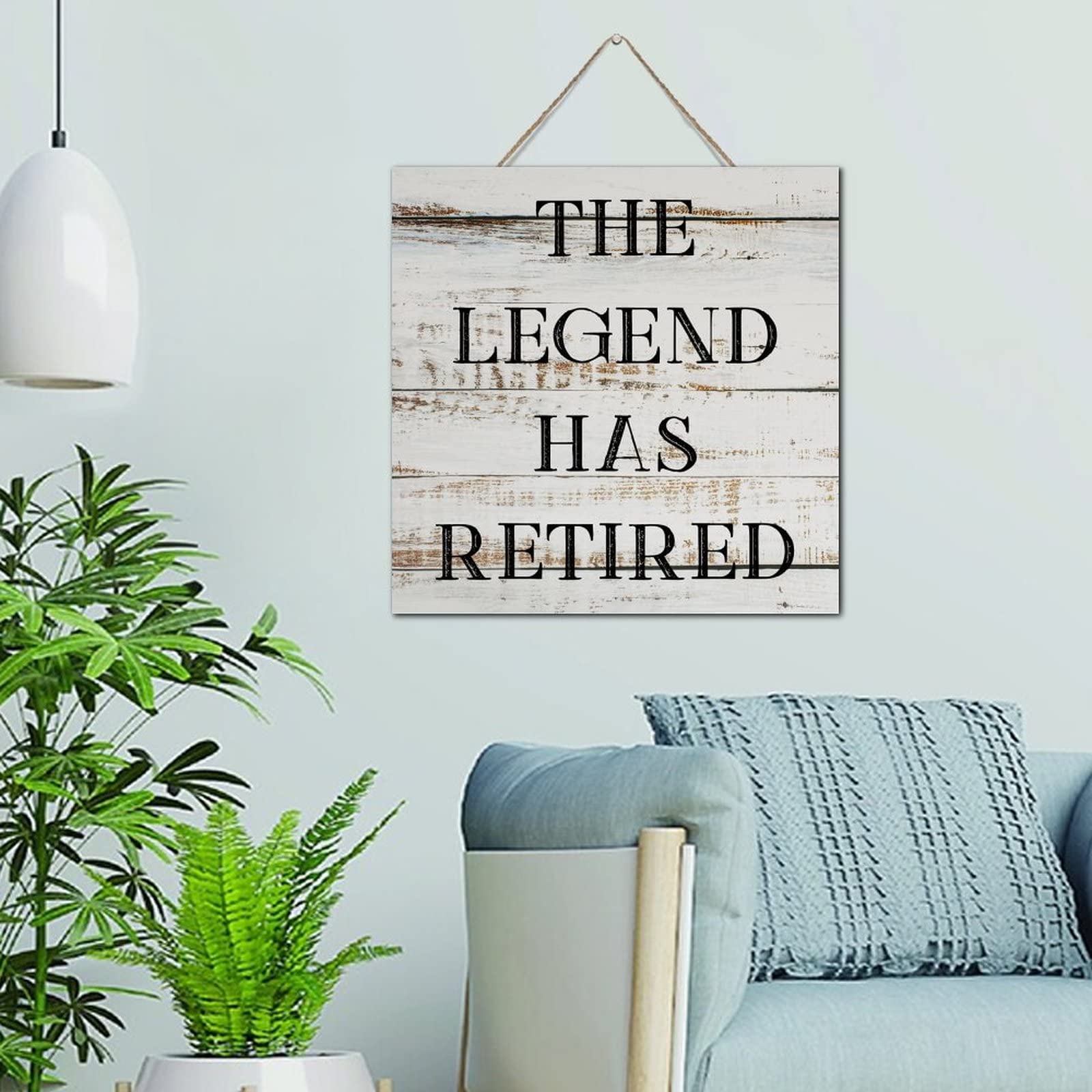 Plaque murale en bois peinte : le cadeau de depart a la retraite ideal pour collegue
