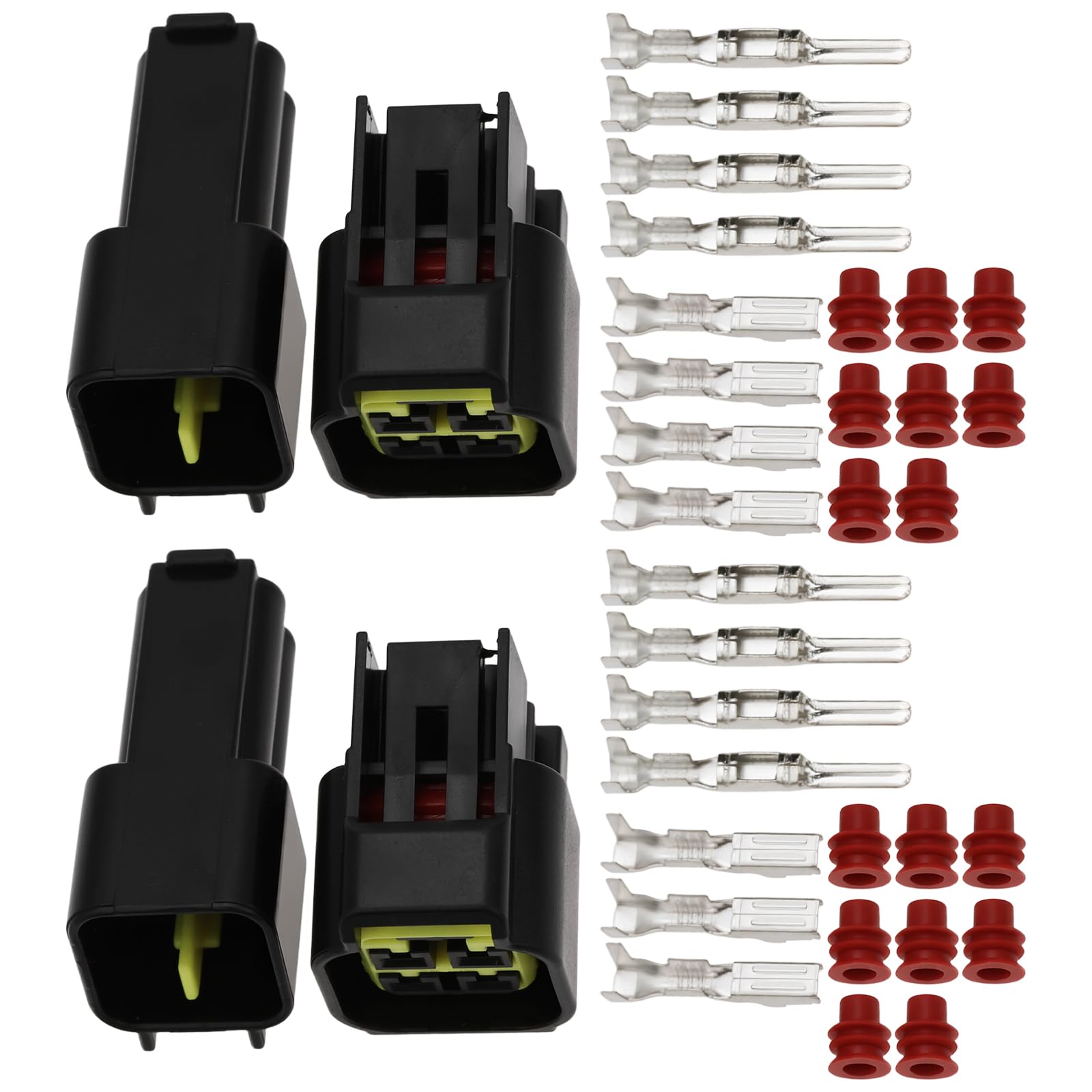 FURUKAWA FW-C-4F-B FW-C-4M-B Connettori Auto Impermeabili 4 Pin Set 5