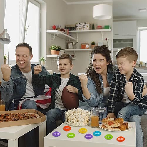 Miniatura 6 de SCIONE Paquete de 36 juguetes giratorios para fiestas de fútbol para niños de 4 a 8 a 12 años, regalos de fiesta de cumpleaños para niños, regalos