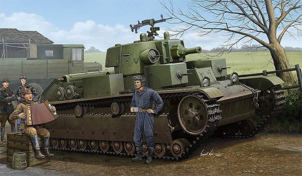 1/35 HOBBY BOSS T-28 中戦車 円錐砲塔 Amazon.com: Hobbyboss 83855 1:35 Scale Soviet T-28 Medium Tank
