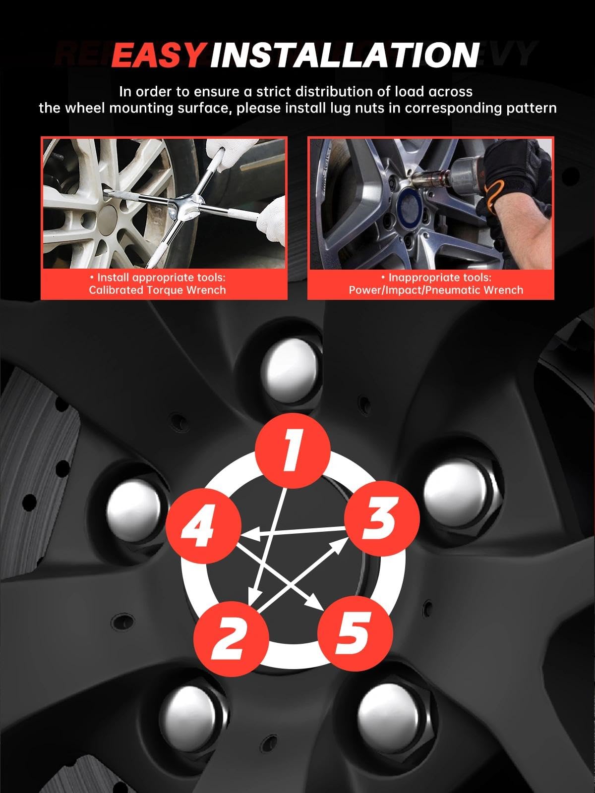 Sposuit Dadi M12x1,5 - Ricambio per Chevrolet Cruze 2010-2019, Equinox 2005-2009/2018-2024, 1997-2012/2016-2024 Malibu, Trax 2013-2024 - Dadi cromati a estremità chiusa (20 Pezzi)