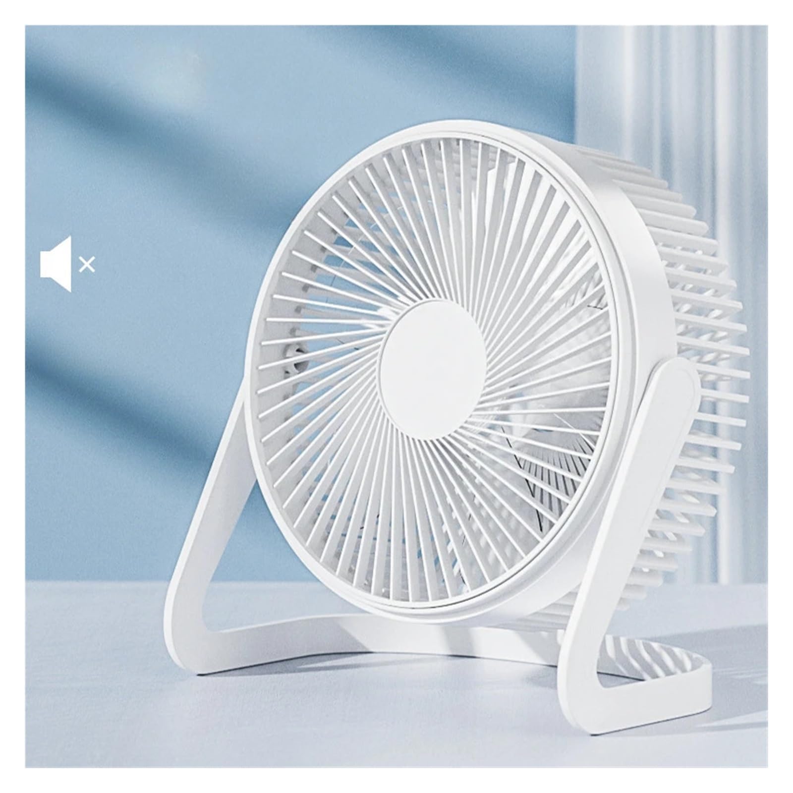 wentylator elektryczny USB 5/6/8 cala 2-biegowy regulowany pulpit(8 Inch02)