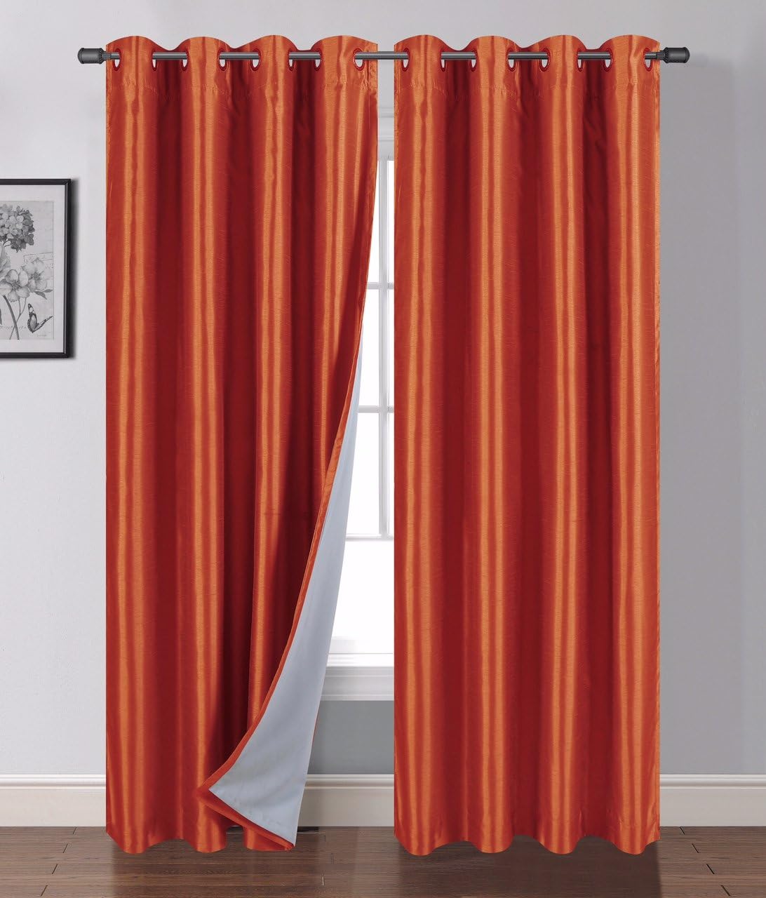 Buona Notte Blackout Curtain (Rust)