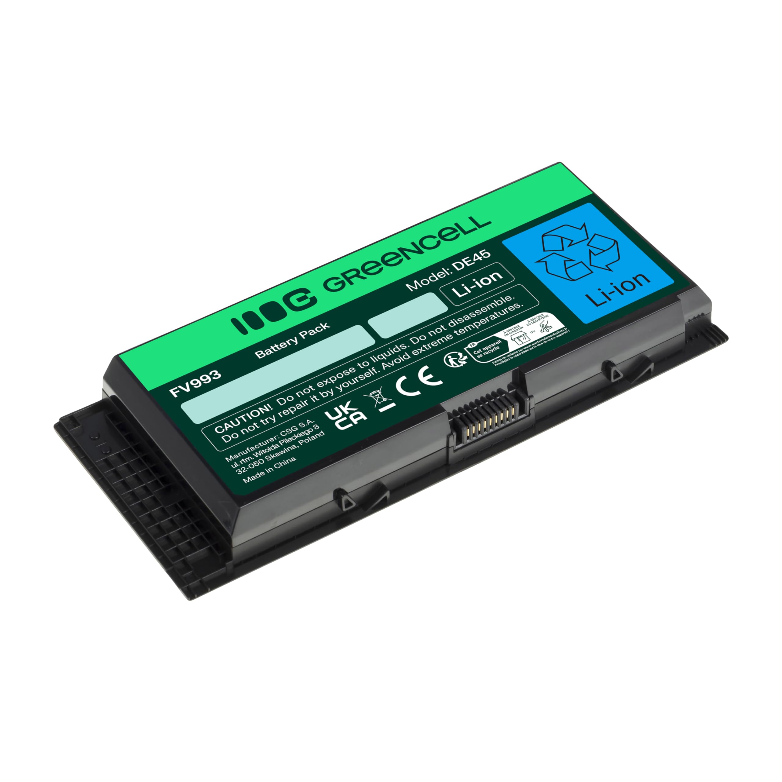 Green Cell Batteria Dell FV993 FJJ4W PG6RC R7PND RY6WH T3NT1 per Dell Precision M4600 M4700 M4800 M6600 M6700 M6800