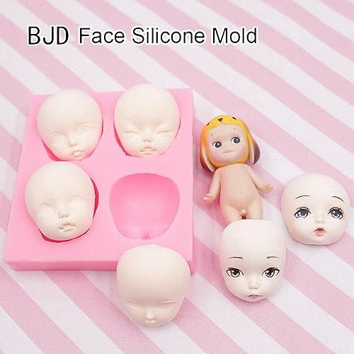 Miniatura 7 de Moldes de silicona para cuerpo humano, 4 cavidades, decoración de pasteles, molde de fondant, para dulces, chocolate, azúcar, manualidades, mousse