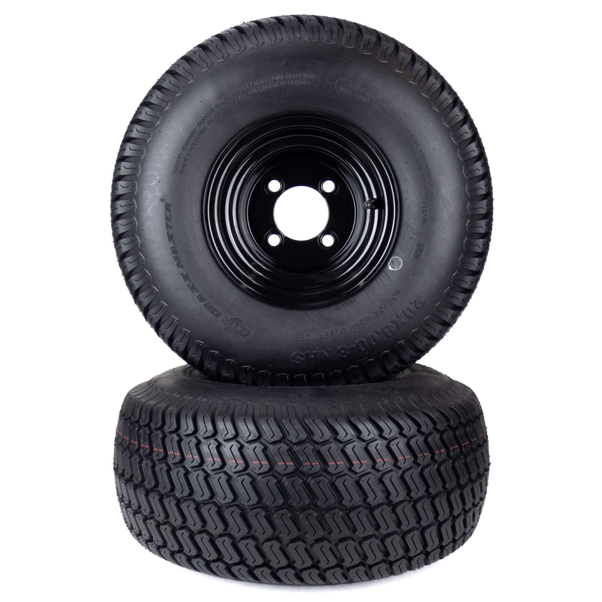 めろ　タイヤ2本 Amazon.com: (2) Turf Tire Assemblies 20x8.00-8 Fits Cub Cadet ZT1
