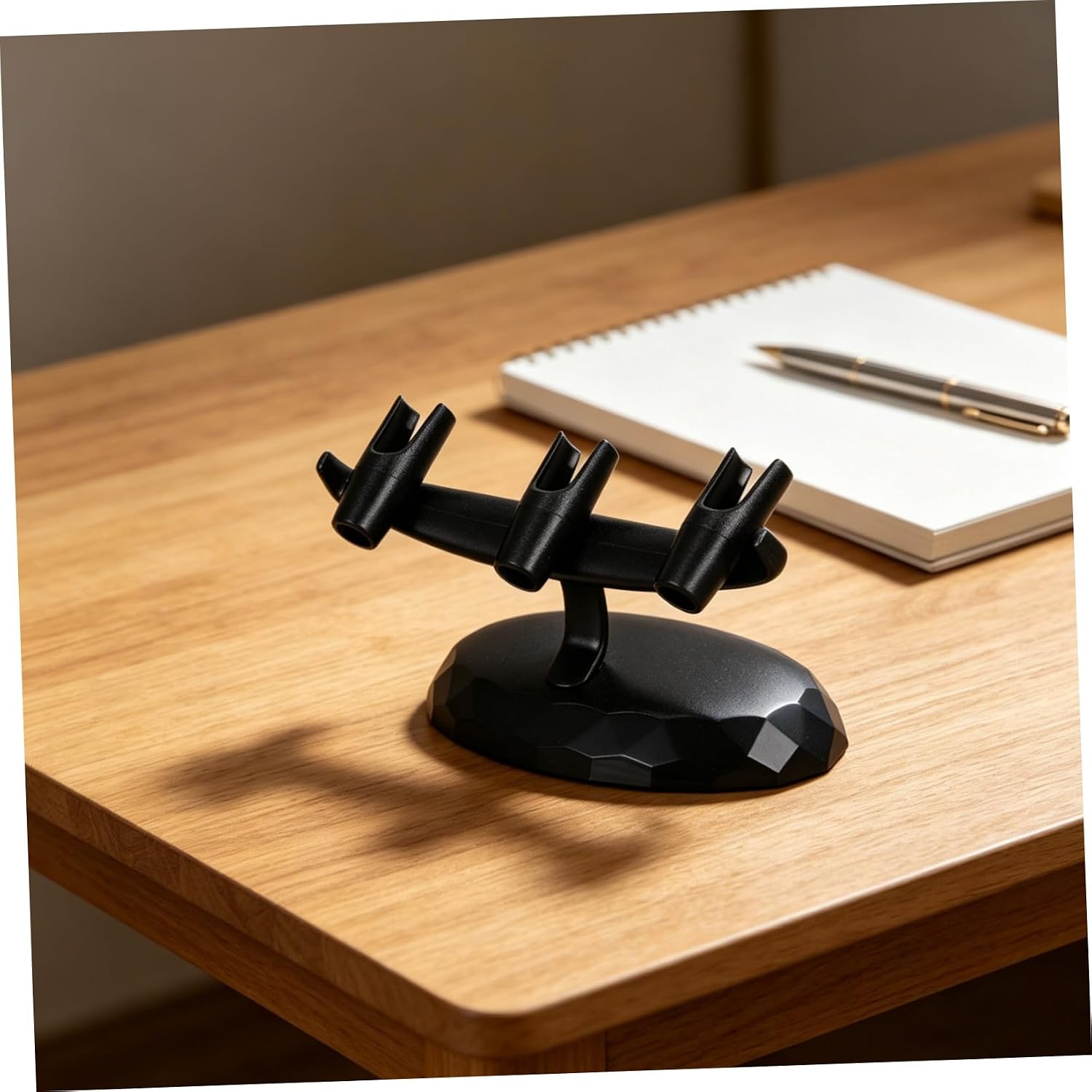 Plastic Efficient Storage Stand with 3 Slot Design Airbrush Pen Holder Airbrush Storage Organizer Minimizes Mess Tabletop on Desks Compact Studios