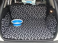 Vista 7 de Forro de carga para maletero de perro para mascotas, funda de asiento Oxford para automóvil, SUV, tapete impermeable para perros y gatos, accesorios
