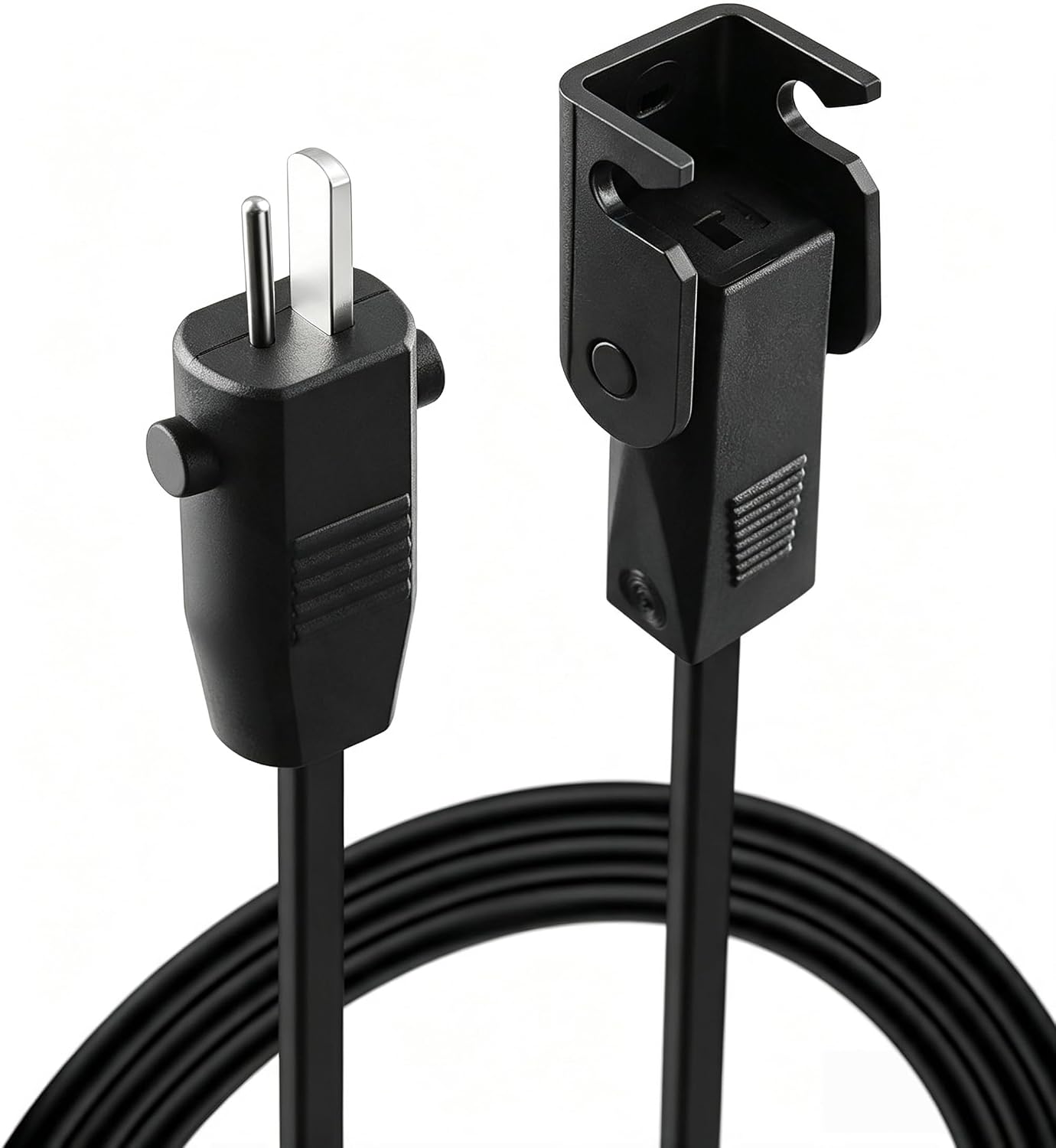 6.6 ft Extension Power Cord for Recliner Chair, 2 Pin Connector Power Extension Cable for Okin、Lazboy、Catnapper Electric Lift Chair, Recliner Sofa, Electric Couch Extension Cord Replacement Parts