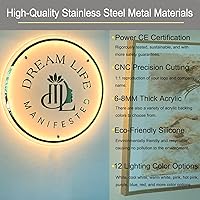 Vista 4 de Letreros de neón personalizados, hechos a mano, con luces de neón para decoración de pared, dormitorio, regalo de cumpleaños, bodas, eventos