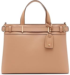 Anne Klein womens Anne Klein Belted Convertible Large Satchel Bag