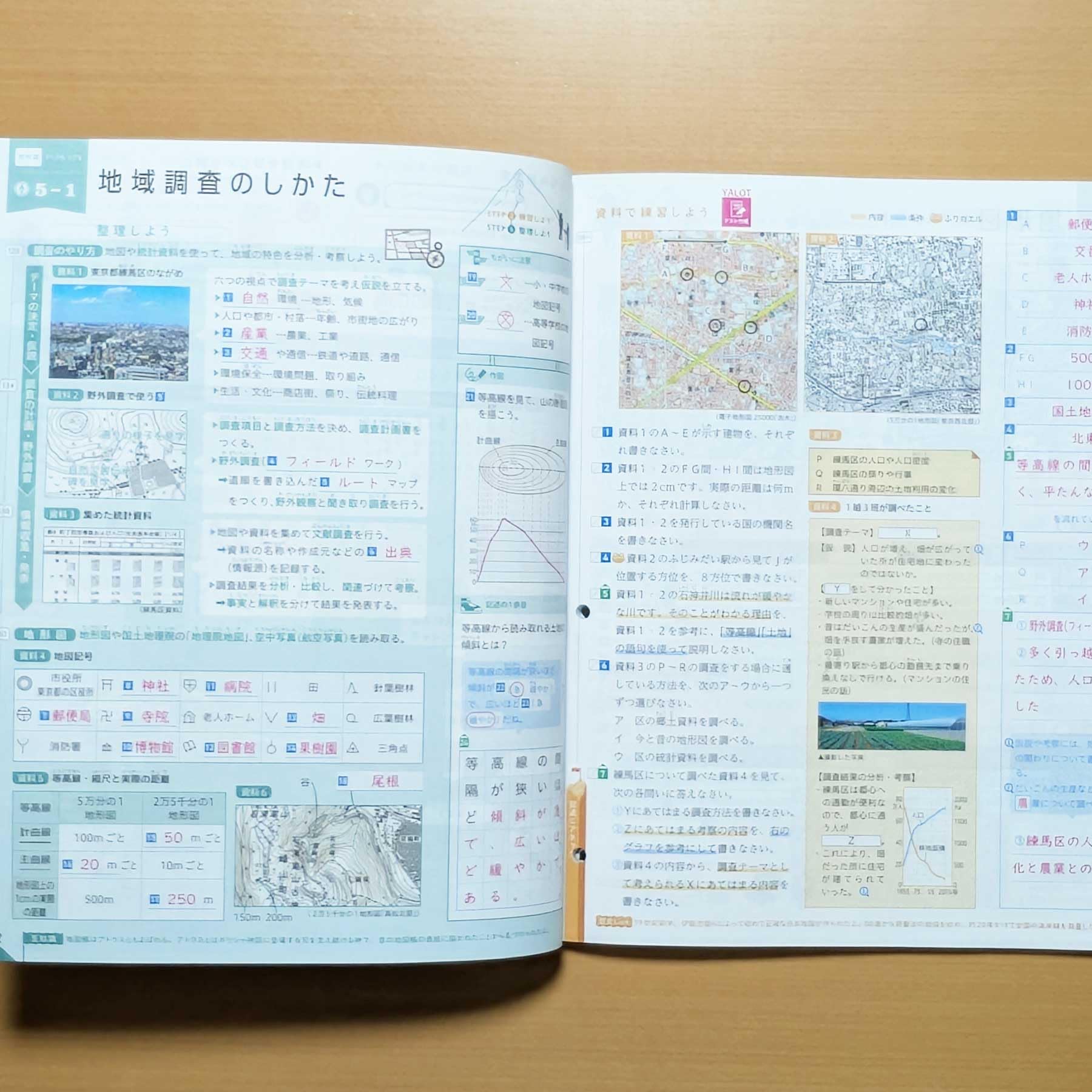Amazon.co.jp: 2026年度版「地理の完全学習 2年 帝国書院版【教師用