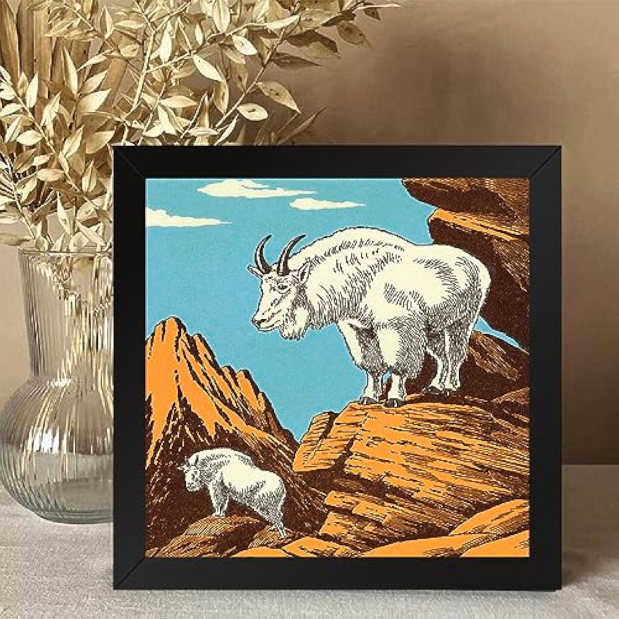 Printed Photo Frame Matte Painting for Home Office