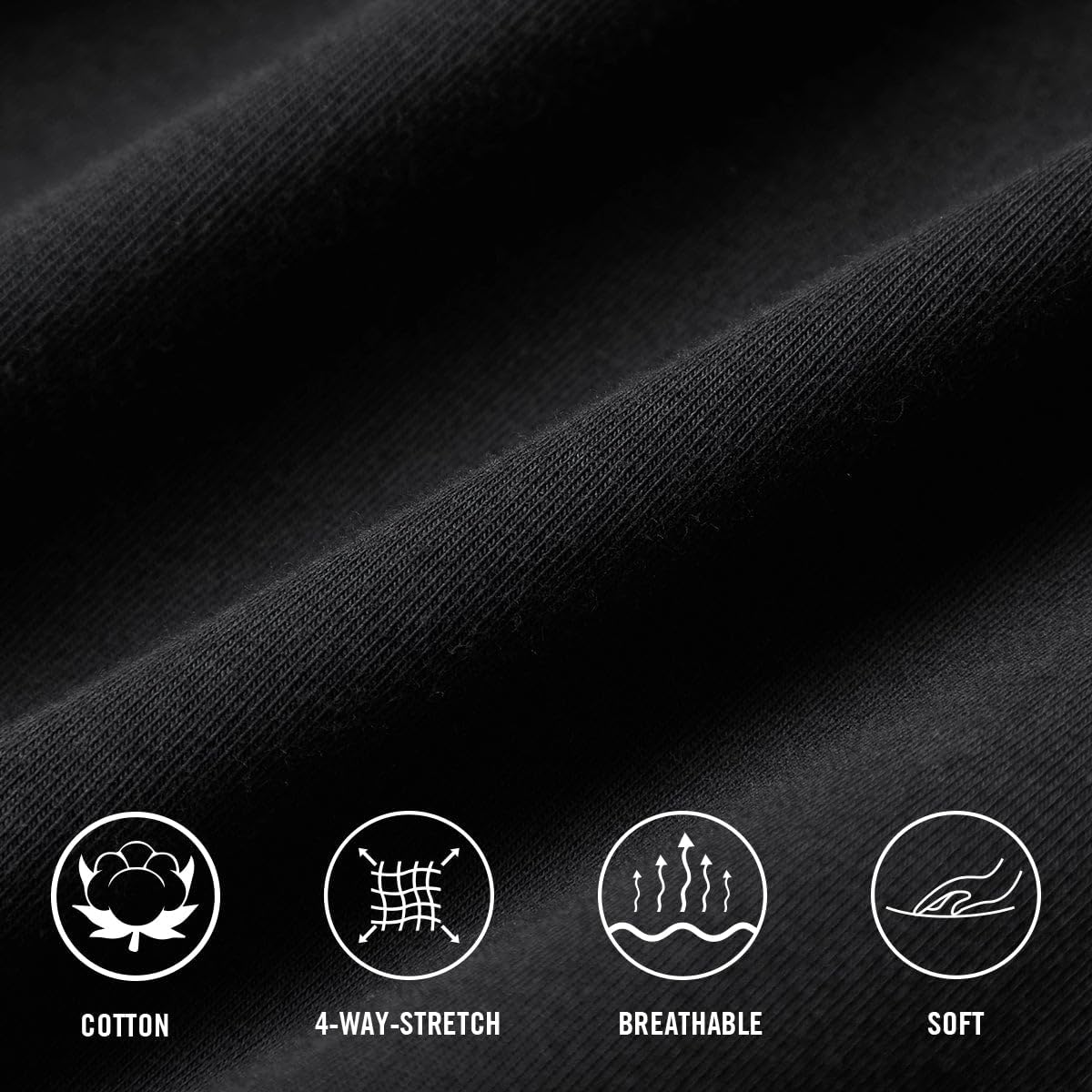 baleaf Men's 27" Cotton Sweatpants Sports Running Hiking Joggers Pants Lightweight Lounge Pocketed Pajamas 7/8 Length - Image 5