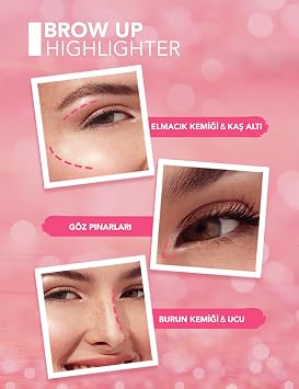 Flormar Asansörlü Aydınlatıcı Kaş Kalemi Gümüş -brow Up Highlighter Pencil-001 Diamond-8682536072434