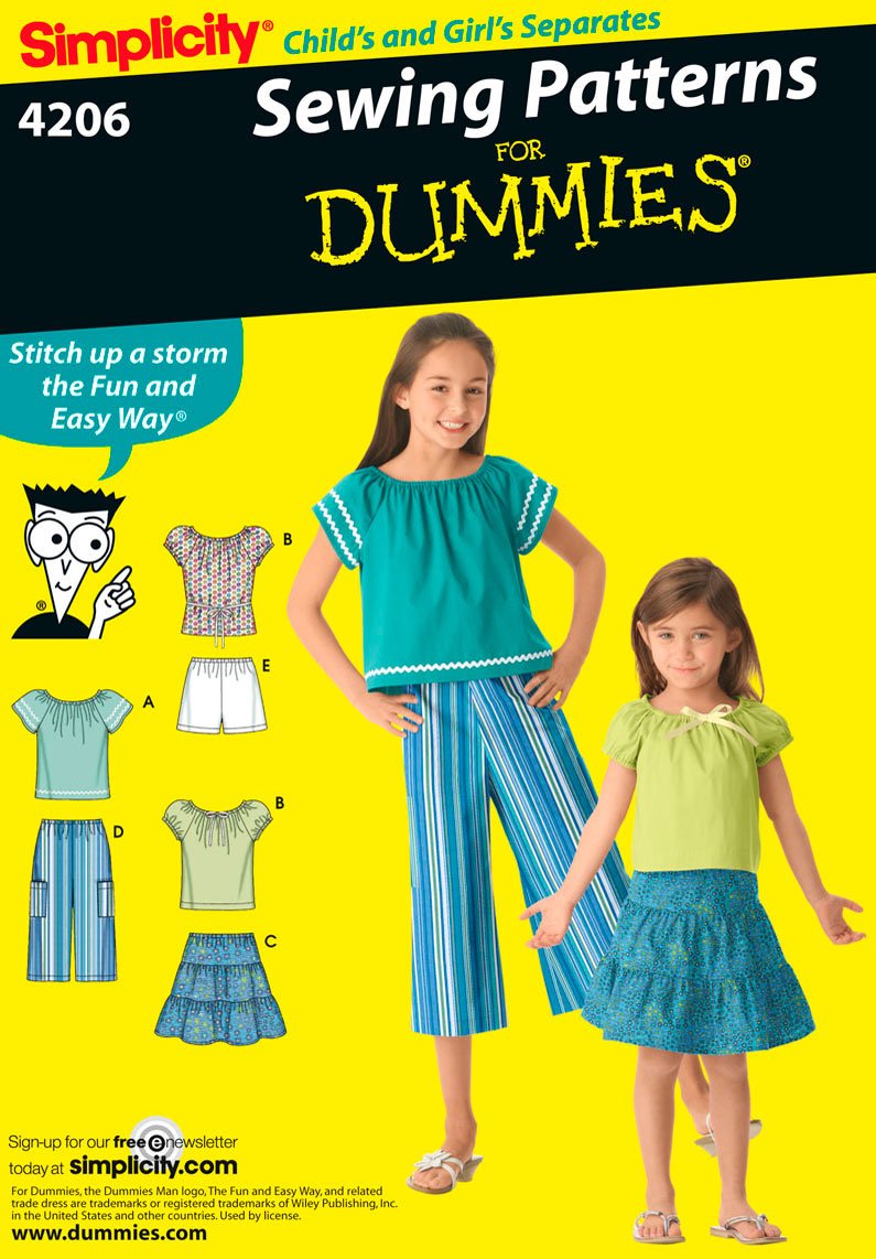Simplicity K5 Schnittmuster 4206 Kinderbekleidung