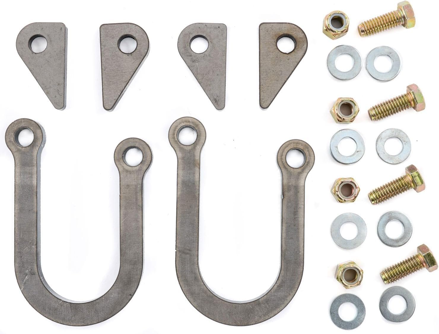 JEGS Ladder Bar Safety Loop Kit | Includes 2 Loops, 4 Tabs, & Hardware | Made In USA | Fits 3/4" Rod Ends | Required By NHRA