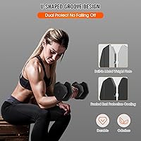 Vista 5 de Estante Ajustable para Mancuernas Estante de Pesas Resistente, Soporte de Almacenamiento de Mancuernas para Gimnasio en Casa con Base