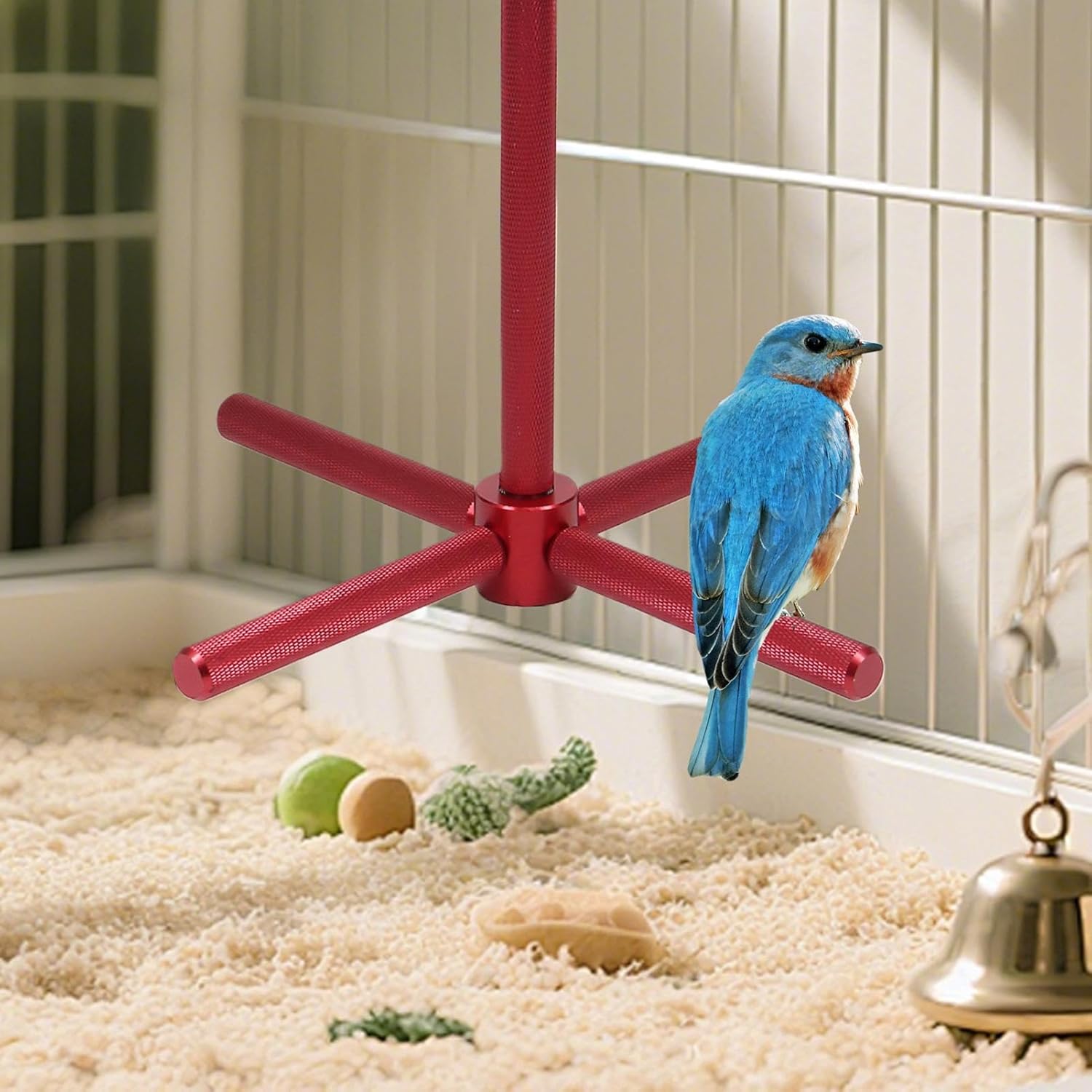 オウム おもちゃ | 対話型 咀嚼 回転 | セキセイインコ 止まり木 ケージ アクセサリー | コンシューム ラブバード カナリア