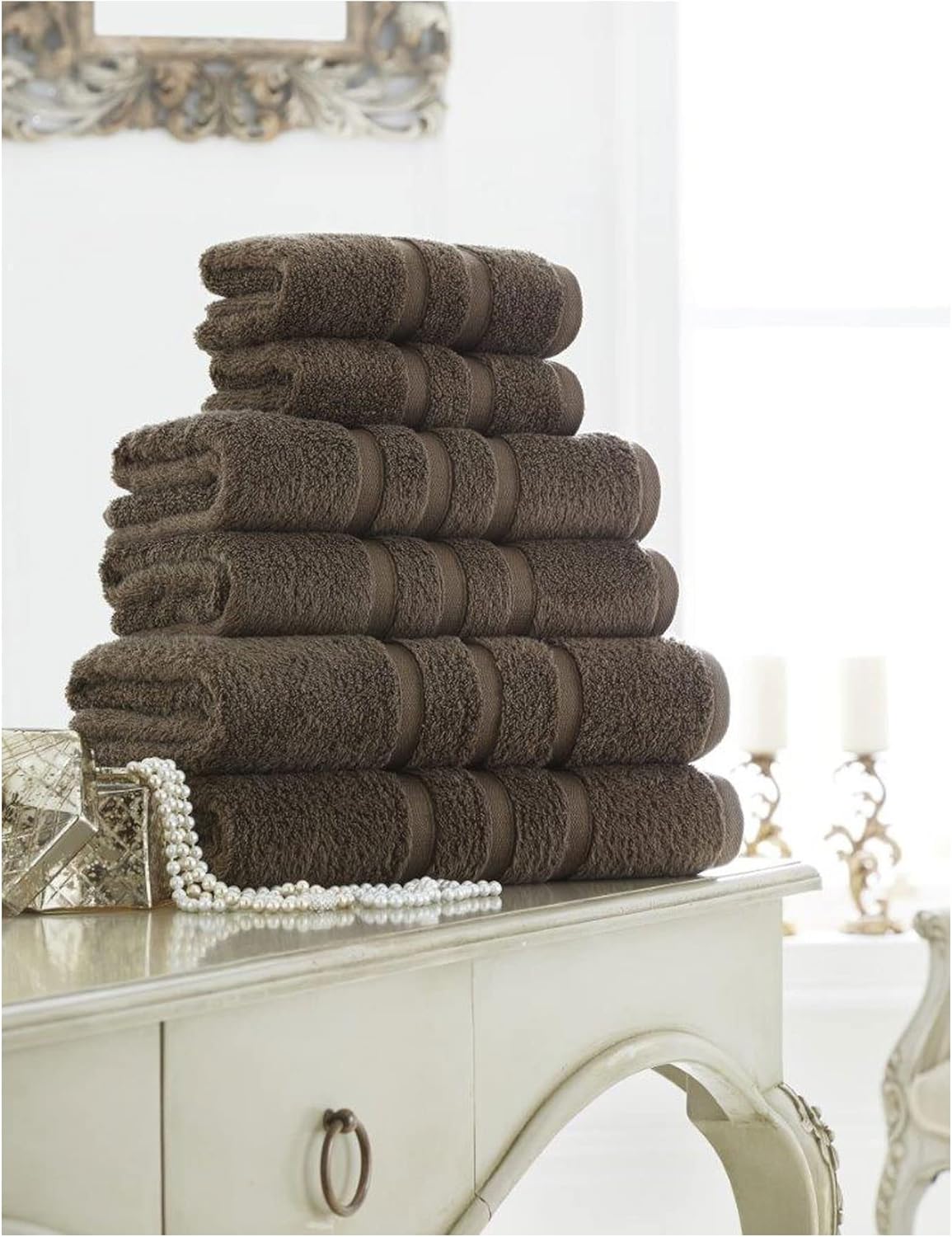 FAIRWAYUK Egyptian Cotton Bath Sheets Pack of 2550 GSM, 100 Egyptian