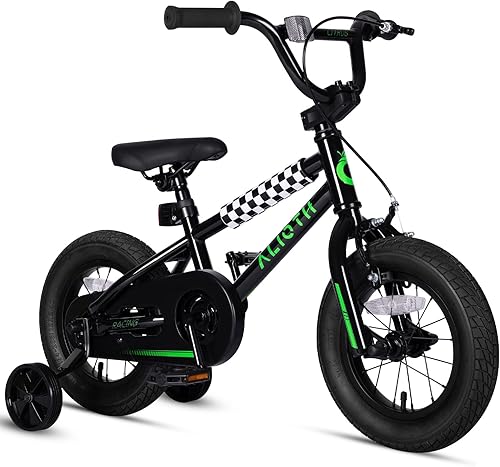 Miniatura 12 de BMX Style 12, 14, 16 pulgadas, ruedas de entrenamiento para niños, bicicleta de 20 pulgadas con soporte para niños y niñas de 2 a 14 años, posavasos