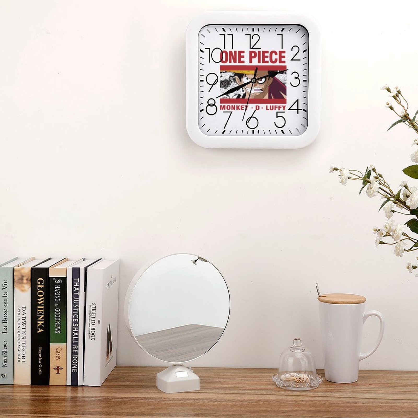 Amazon.co.jp: 掛け時計 ワンピース ONE PIECE ルフィ 壁掛け時計 静音