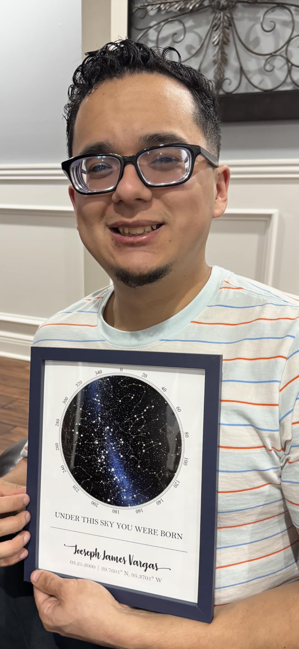 Custom Star Map Personalized Night Sky customer photo