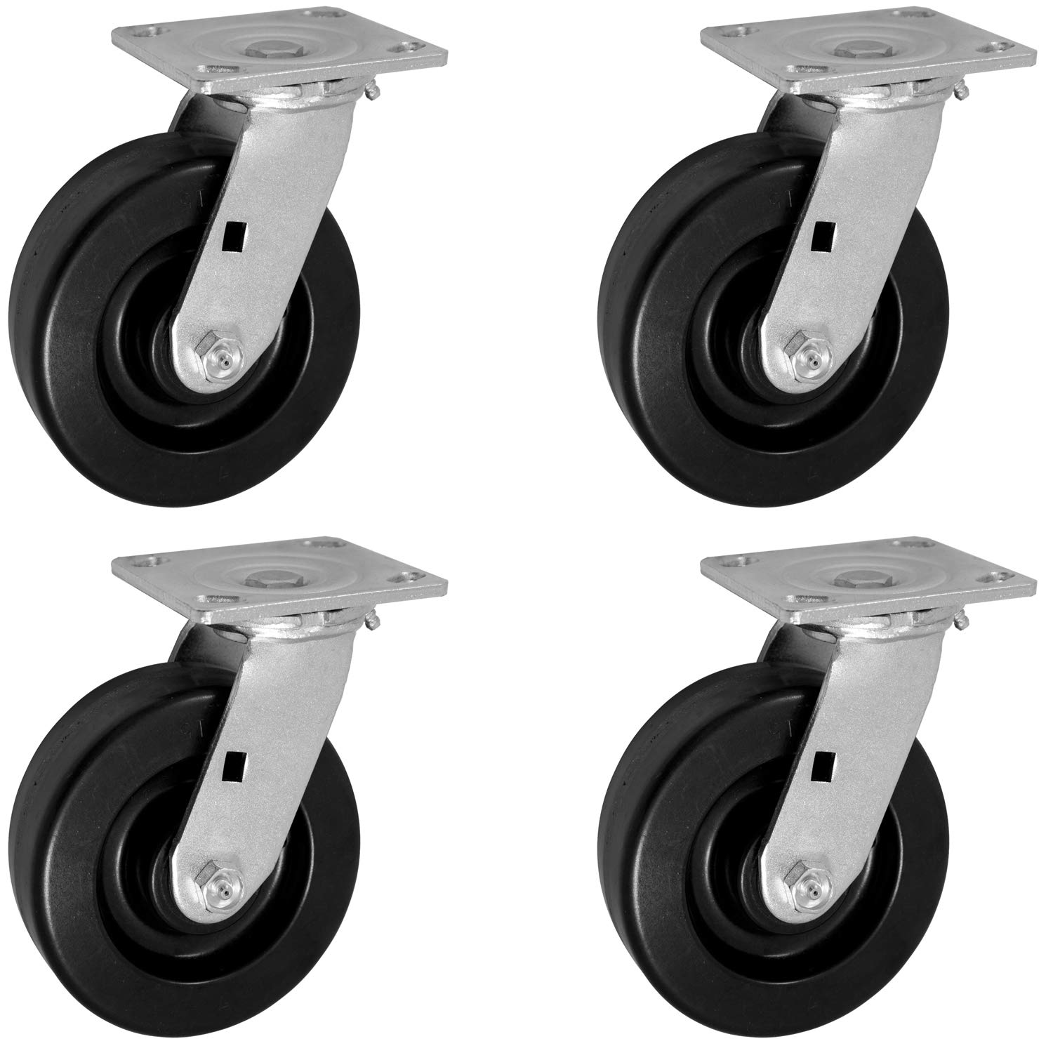 Buy CasterHQ 4 X 2 Swivel Caster Set of 4 PHENOLIC Wheel 3,200 LBS