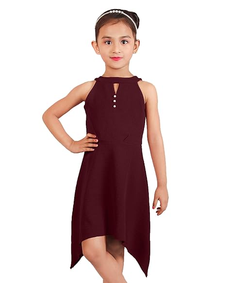 ADDYVERO Girls Midi/Knee Length Party Dress